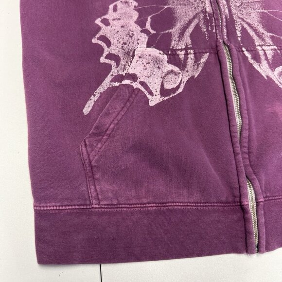 Project Social T Urban Outfitters Butterfly Hoodie Sweatshirt Womens One Size - Picture 4 of 14